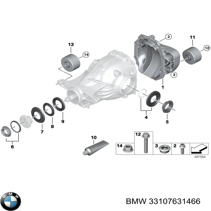  BMW 33107631466 цена, от 36.68 USD