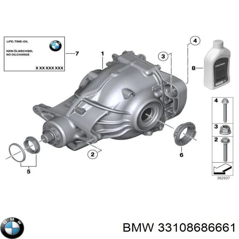  BMW 33108686661 цена, от 987.58 USD