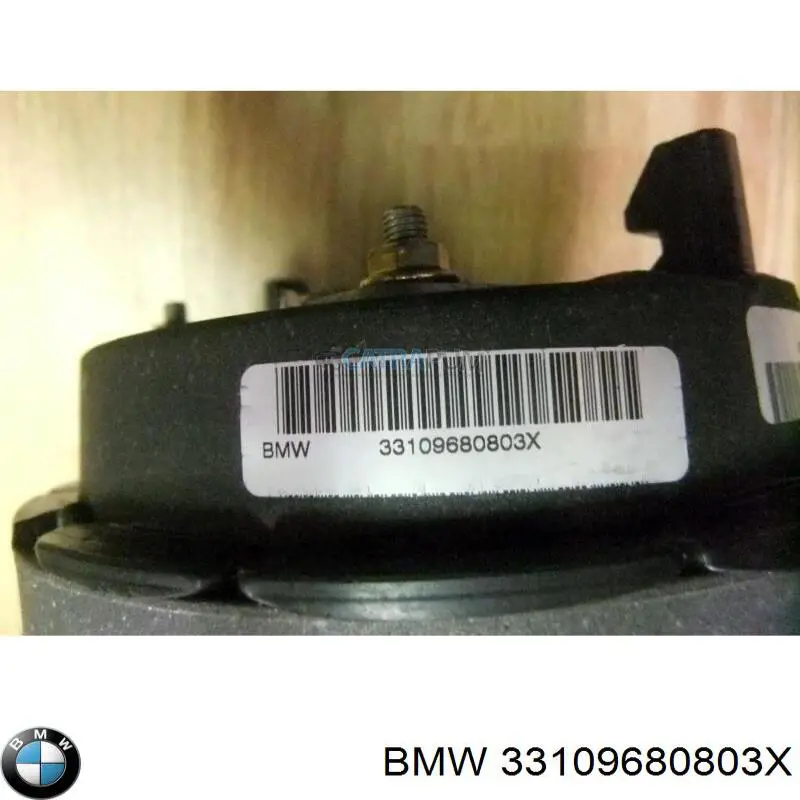 33109680803X BMW подушка безопасности (airbag водительская)