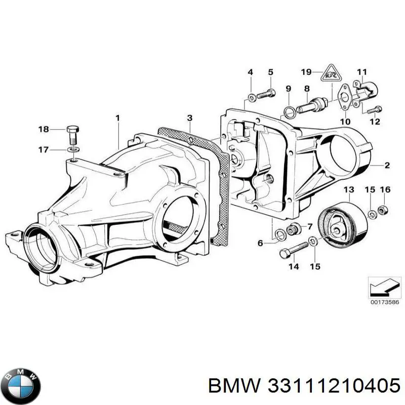 33111210405 BMW vedante de adaptador do filtro de óleo