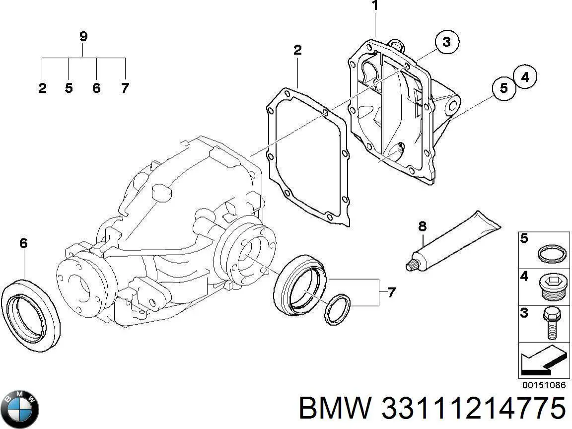 33111214775 BMW 