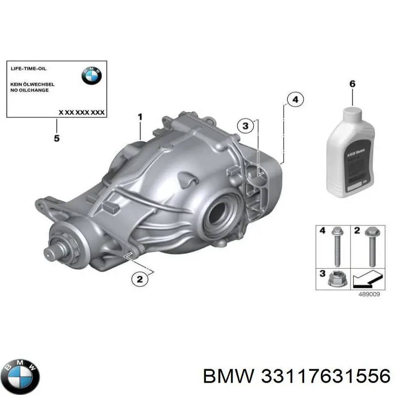 Купить 33117631556 BMW Отбойник заднего моста