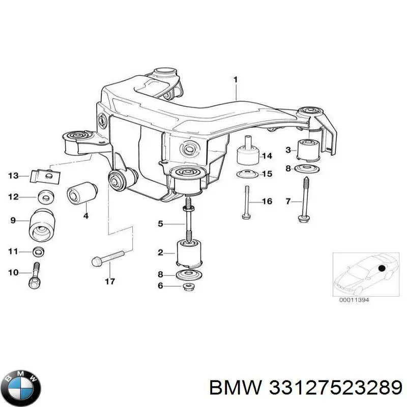 Купить 33127523289 BMW 