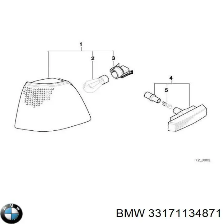 Сайлентблок задней балки 33171134871 BMW