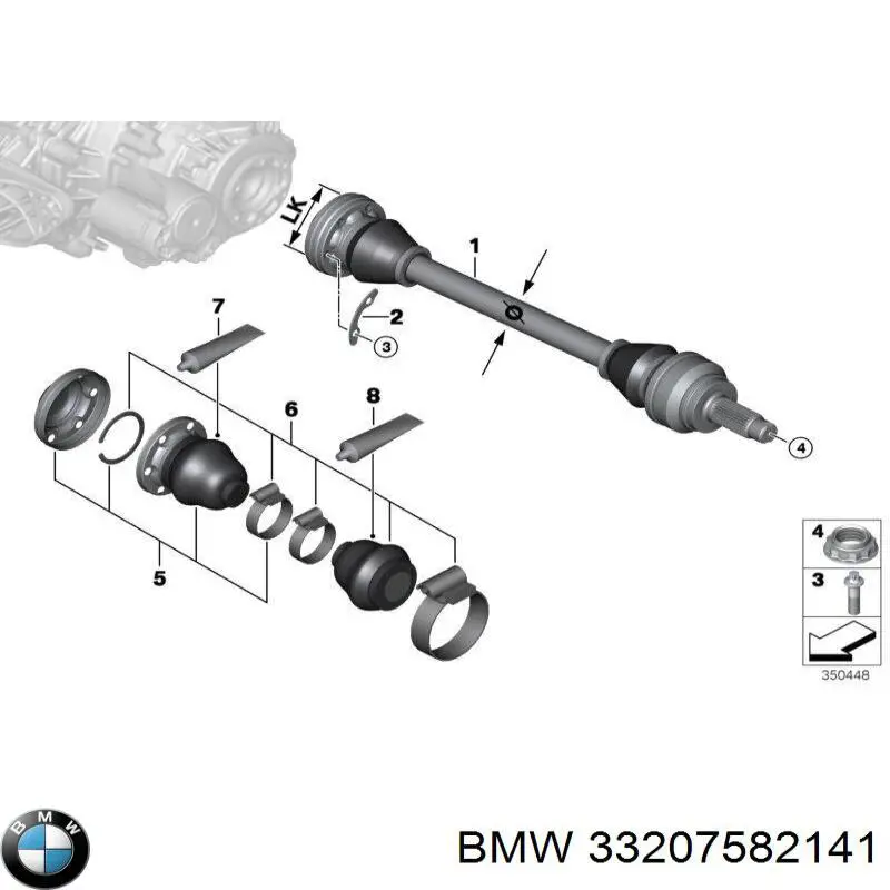 Приводы задних колес BMW 33204567167 цена, от 104.44 USD
