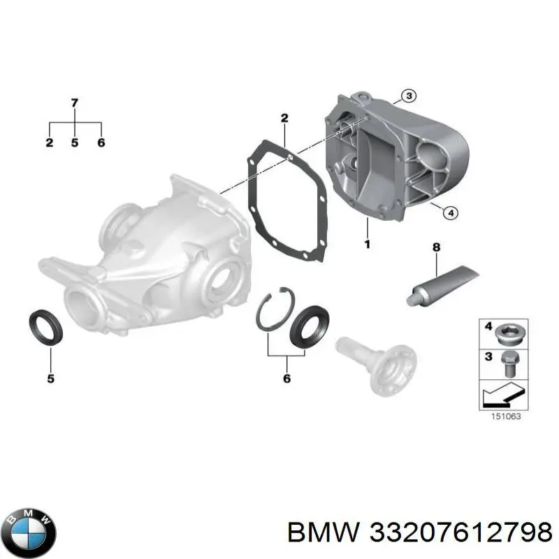  BMW 33207612798 цена, от 70.62 USD