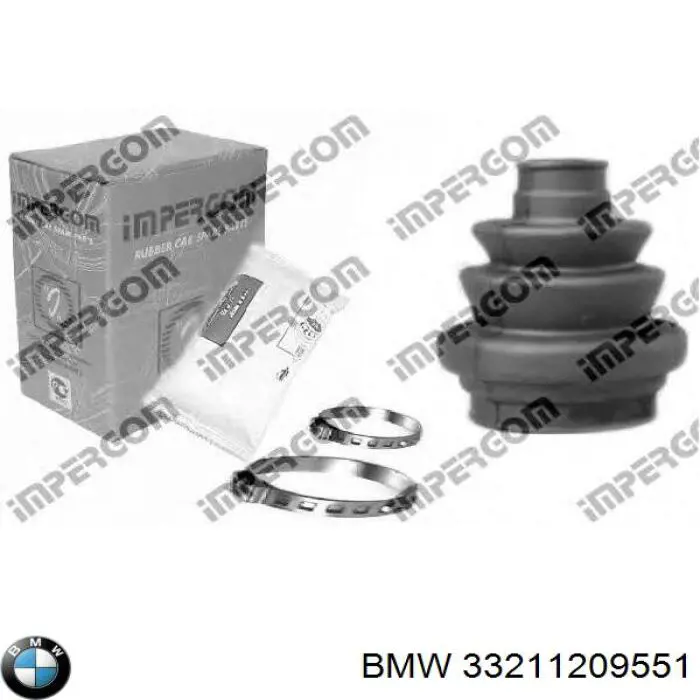 Пыльник наружной гранаты, задней полуоси BMW 33211209551 цена, от 14.38 USD