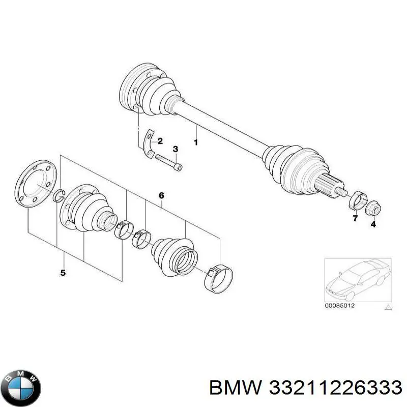 Полуось задняя Maxgear 492269