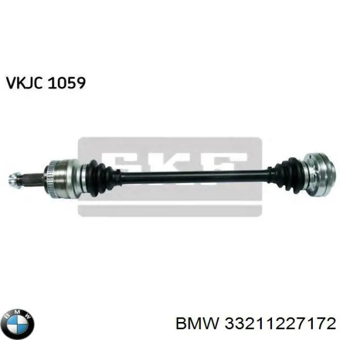 33211227172 BMW semieixo traseiro