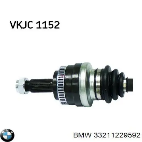 Полуось задняя правая 33211229592 BMW