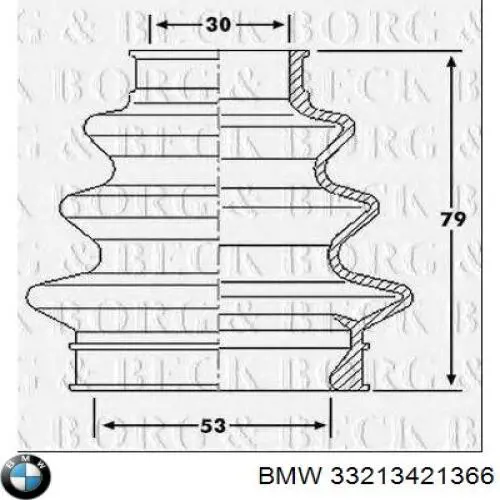 Купить 0036418 GKN-Spidan Пыльник ШРУСа задней полуоси наружный