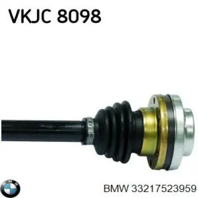 Полуось задняя левая BMW 33217523959 цена, от 76.02 USD