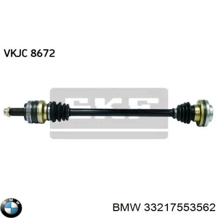 Полуось задняя правая BMW 33217553562 цена, от 222.65 USD