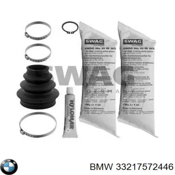 Fuelle, árbol de transmisión trasero exterior 33217572446 BMW