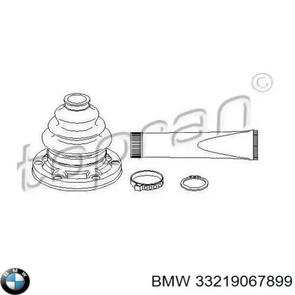 33219067899 BMW Пыльник шарнира угловых скоростей наружный задний