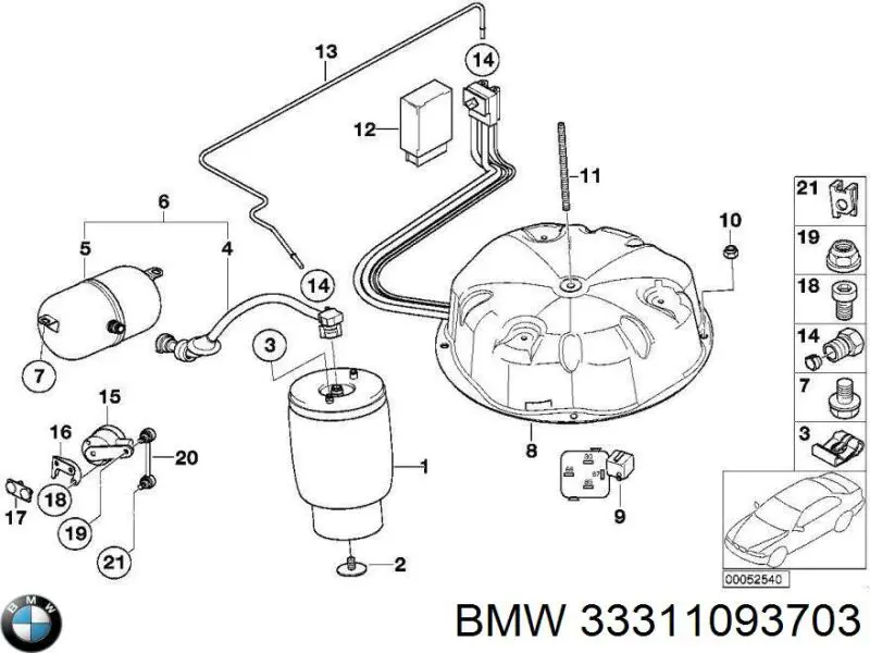  BMW 33311093703 цена, от 12.03 USD