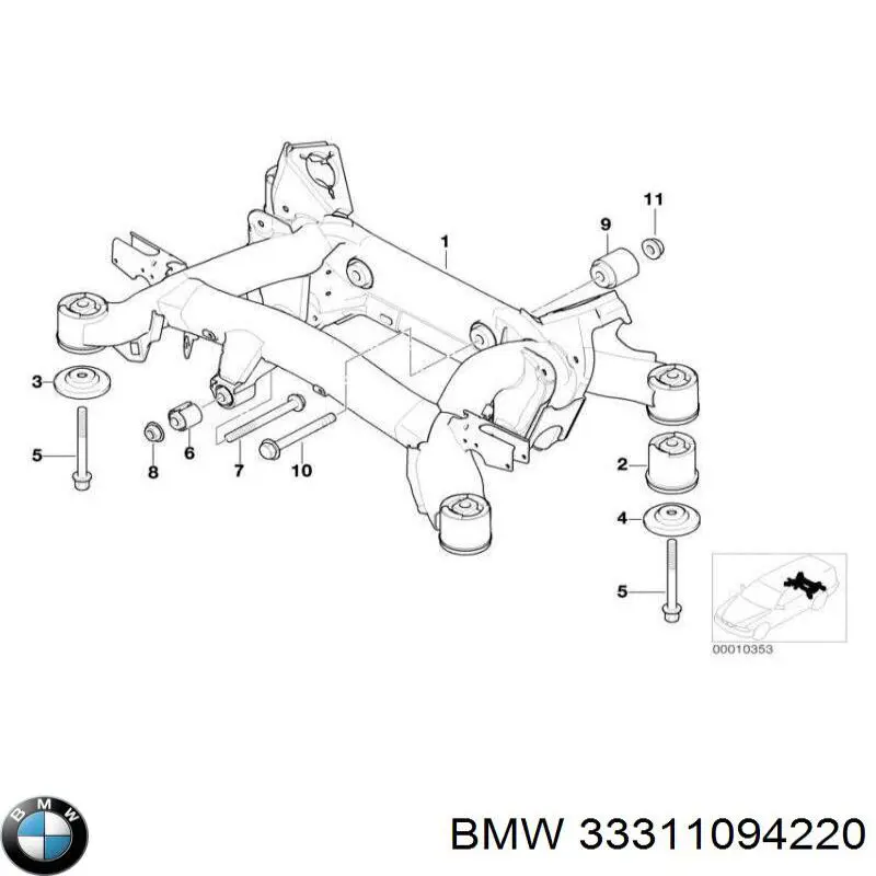 Купить 33311094220 BMW 
