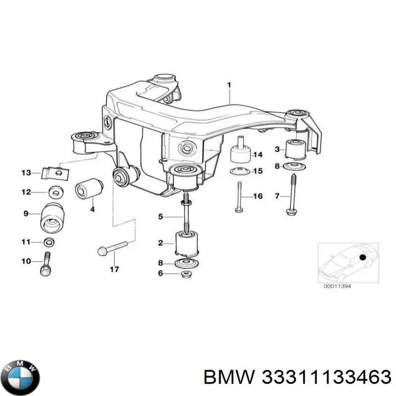  33311133463 BMW