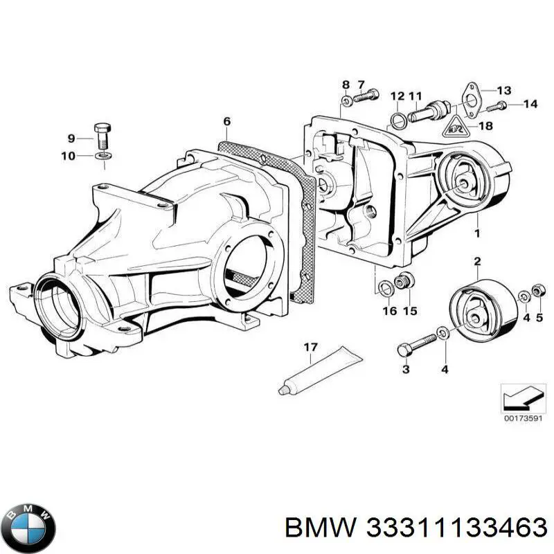 Купить 33311133463 BMW 