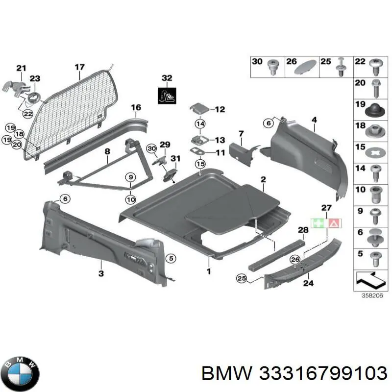 Купить 33316799103 BMW Оси полуприцепов и прицепов