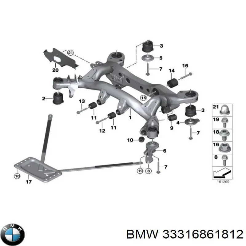  BMW 33316861812 цена, от 7.60 USD