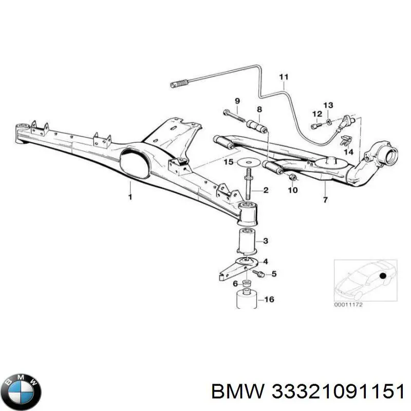  33321091151 BMW