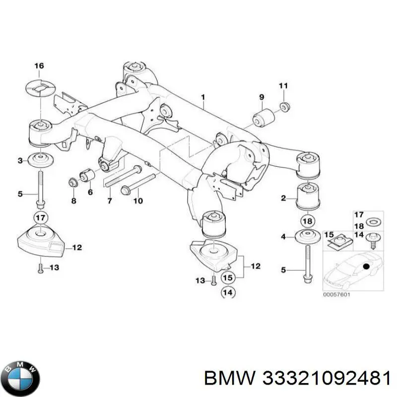  BMW 33321092481 цена, от 5.34 USD