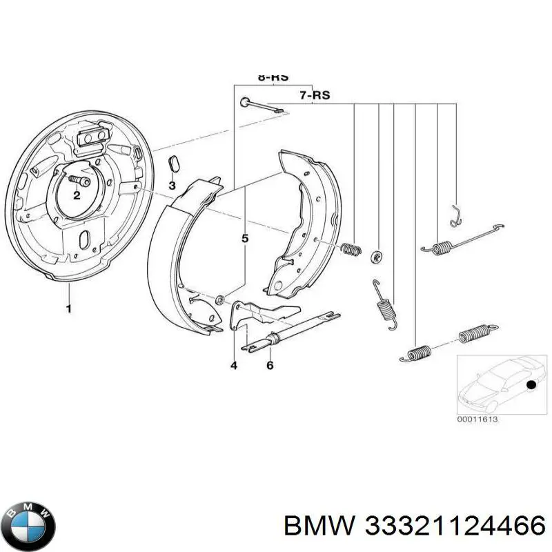 Купить 33321124466 BMW 