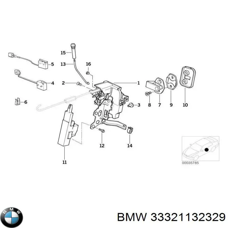 Рычаг (тяга) задней подвески продольный нижний левый BMW 33321132329 цена, от 98.87 USD