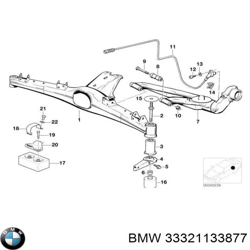 Рычаг задней подвески нижний левый/правый на BMW 8 (E31) купить.