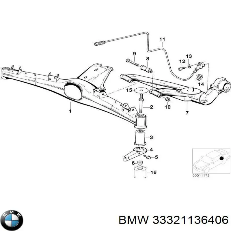  33321136406 BMW