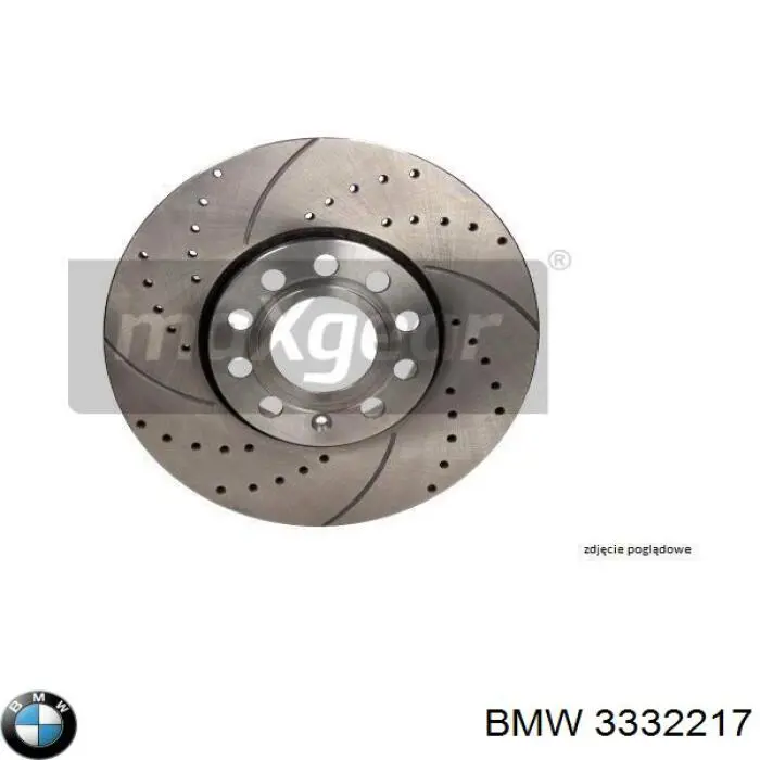 Задний тормозной диск BMW 3332217 цена, от 69.05 USD