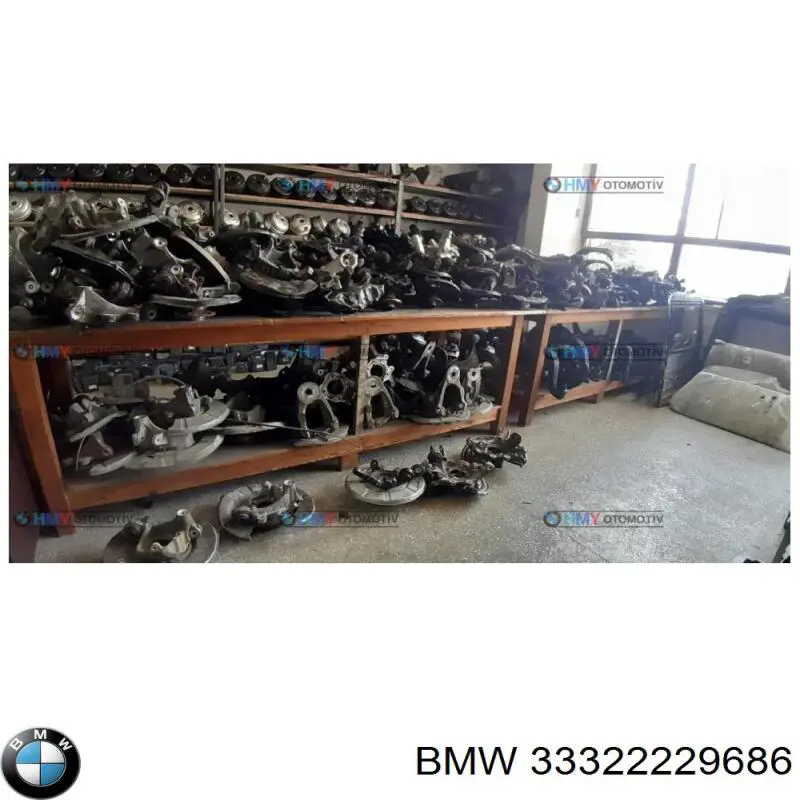 Купить 33322229686 BMW Цапфа - поворотный кулак задний, правый