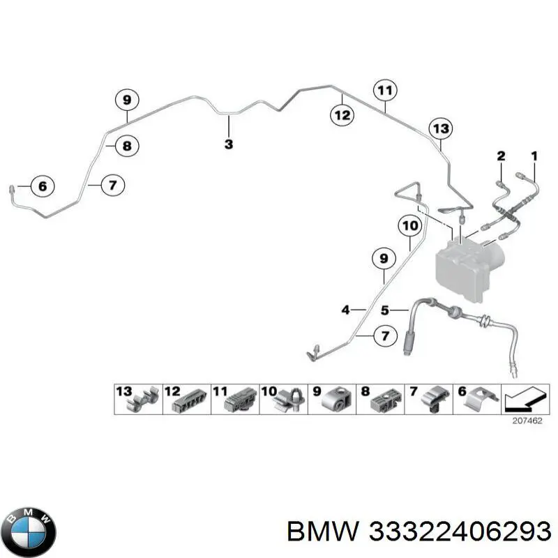 Сайлентблок поперечного рычага заднего наружный BMW 33322406293 цена, от 46.85 USD