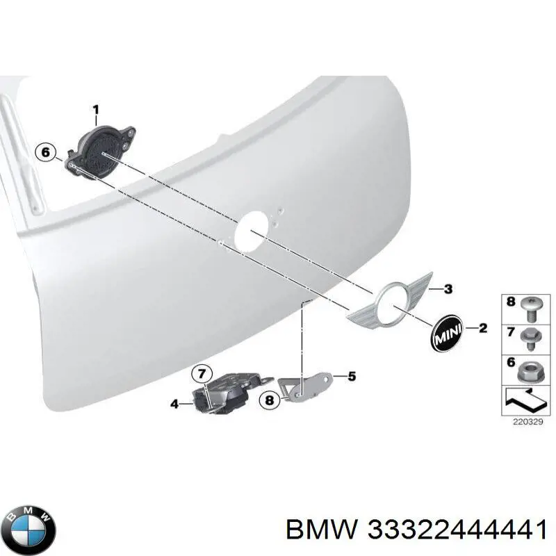  BMW 33322444441 цена, от 172.32 USD