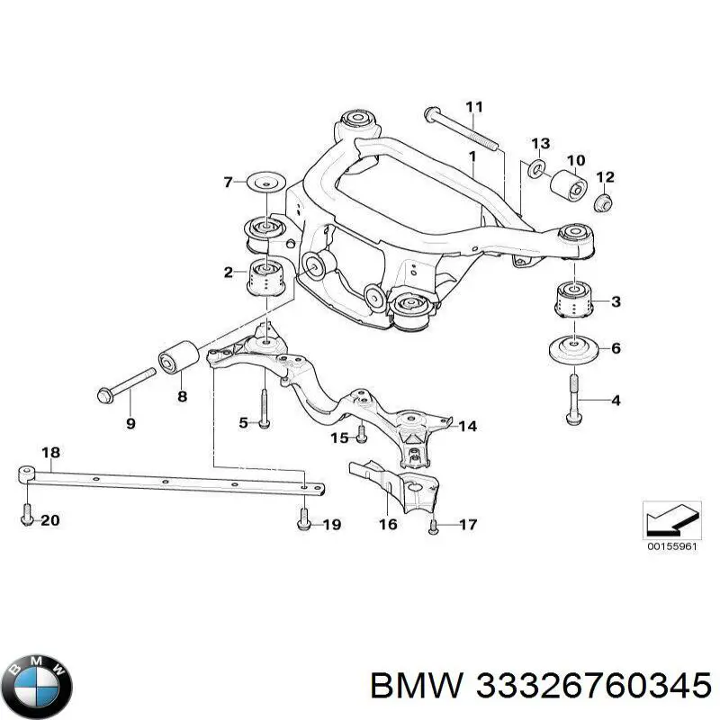  BMW 33326760345 цена, от 11.49 USD