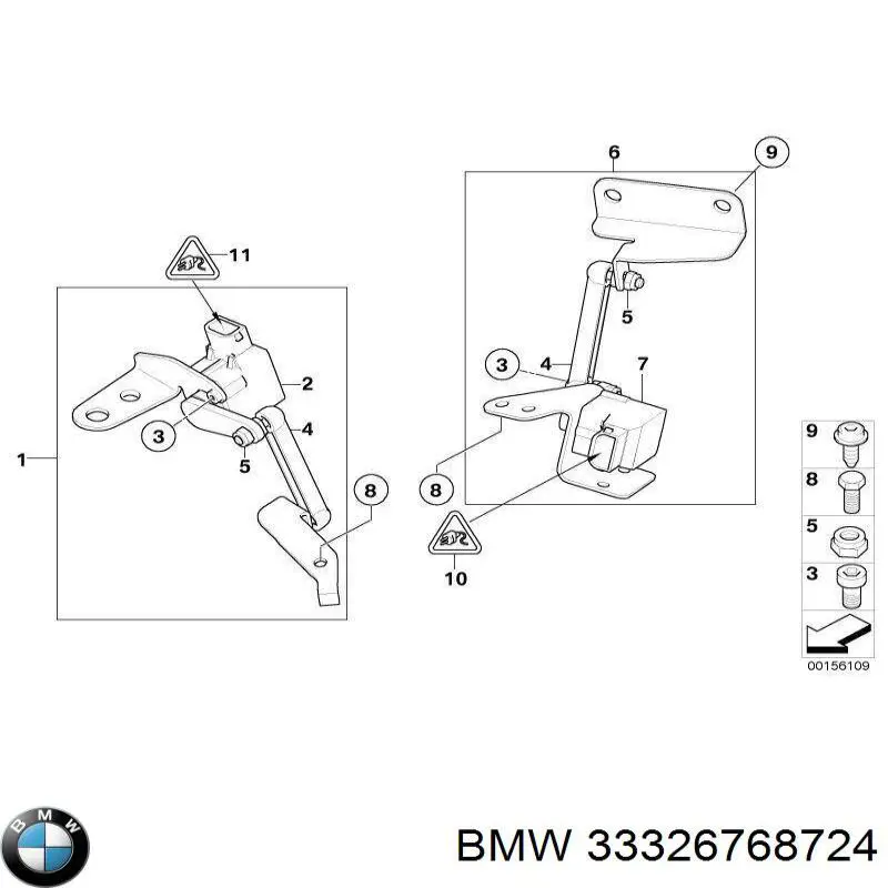 Рычаг задней подвески поперечный BMW 33326768724 цена, от 13.94 USD