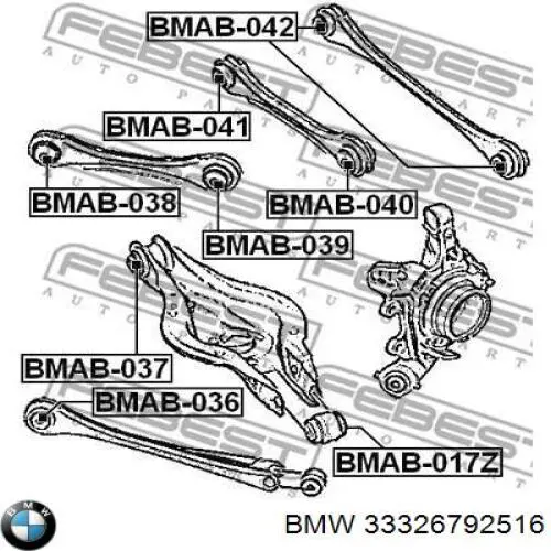 Цапфа поворотная правая BMW 6792530 цена, от 183.70 USD