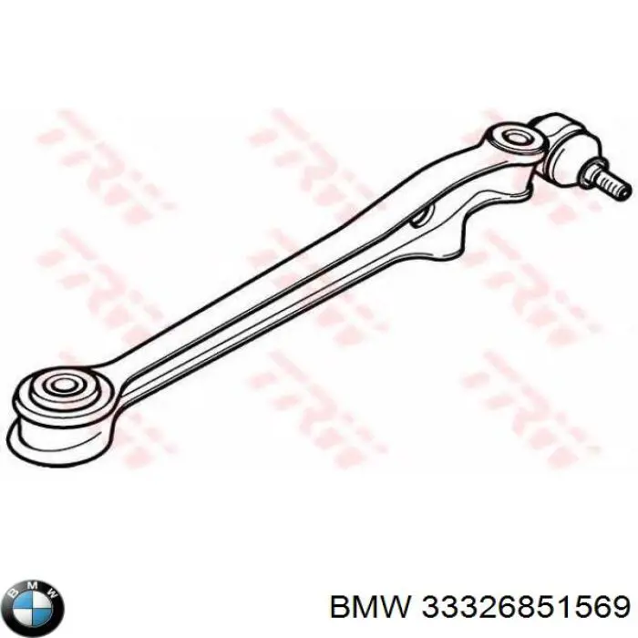 Тяга поперечна задньої підвіски 33326851569 BMW