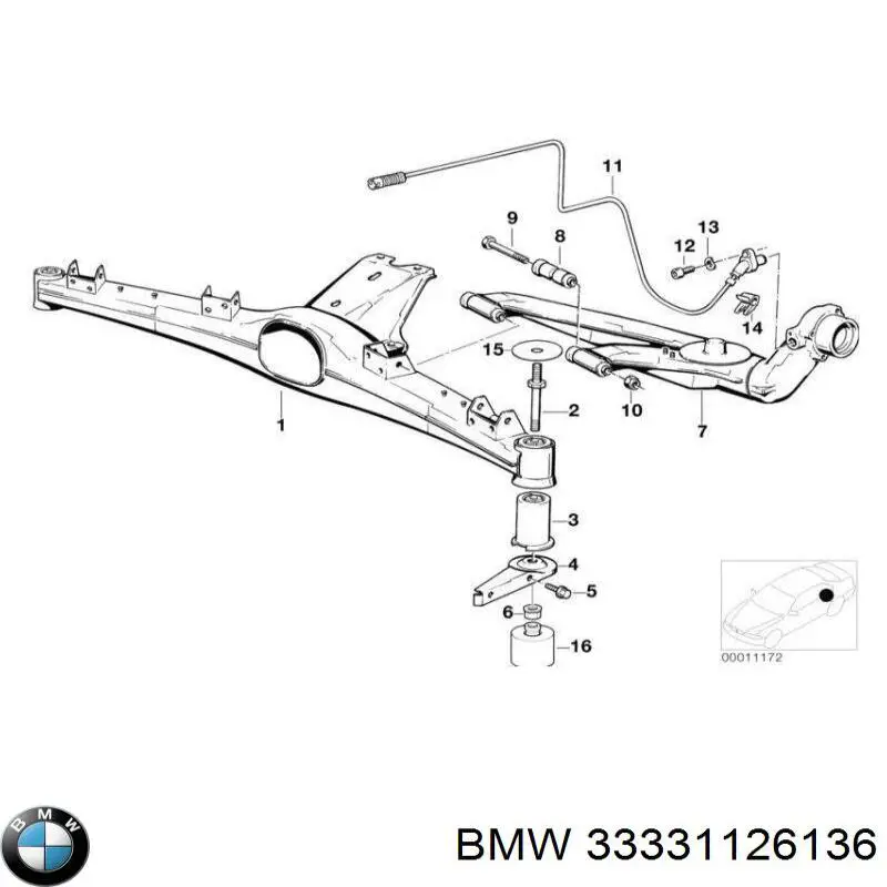  33331126136 BMW