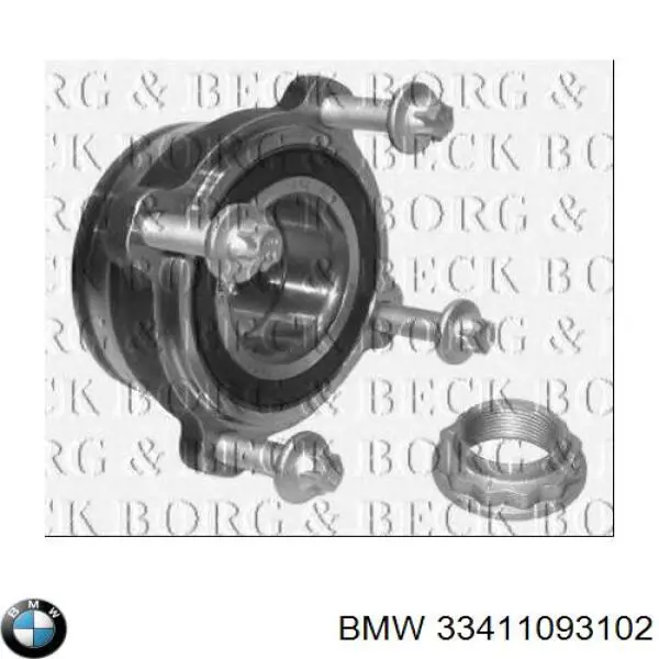 Купить 33411093102 BMW Подшипник задней ступицы