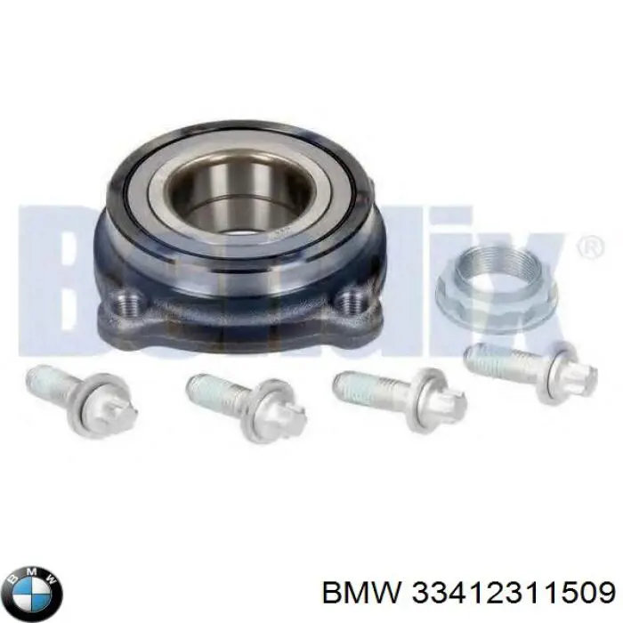 Rolamento de cubo traseiro 33412311509 BMW