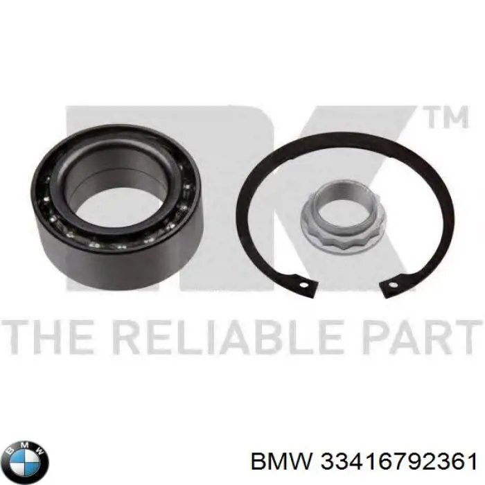 Подшипник задней ступицы 33416792361 BMW