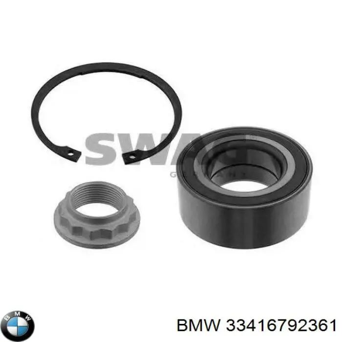 Купить 33416792361 BMW Подшипник задней ступицы