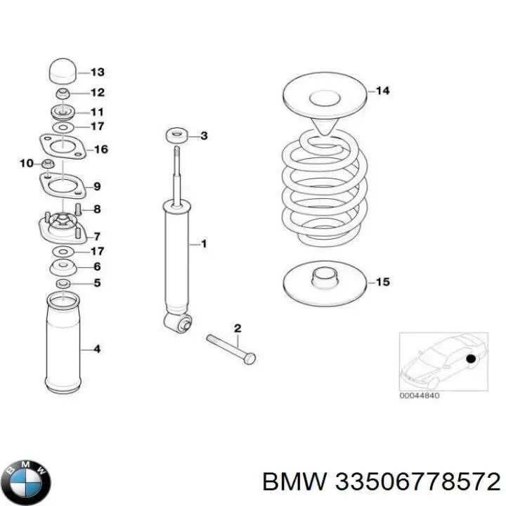  BMW 33506778572 цена, от 16.13 USD