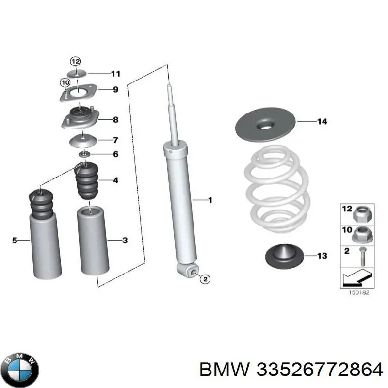 Опора заднего амортизатора BMW 33526772864 цена, от 0.99 USD