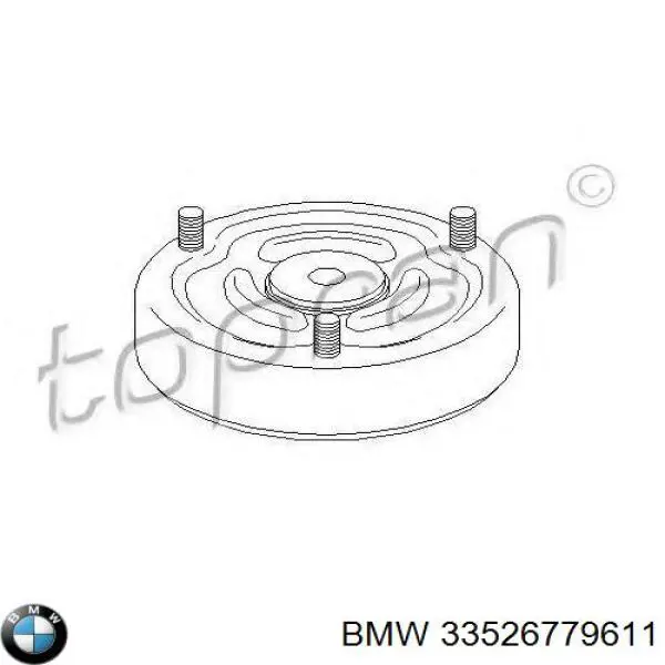 Опора амортизатора заднего 33526779611 BMW