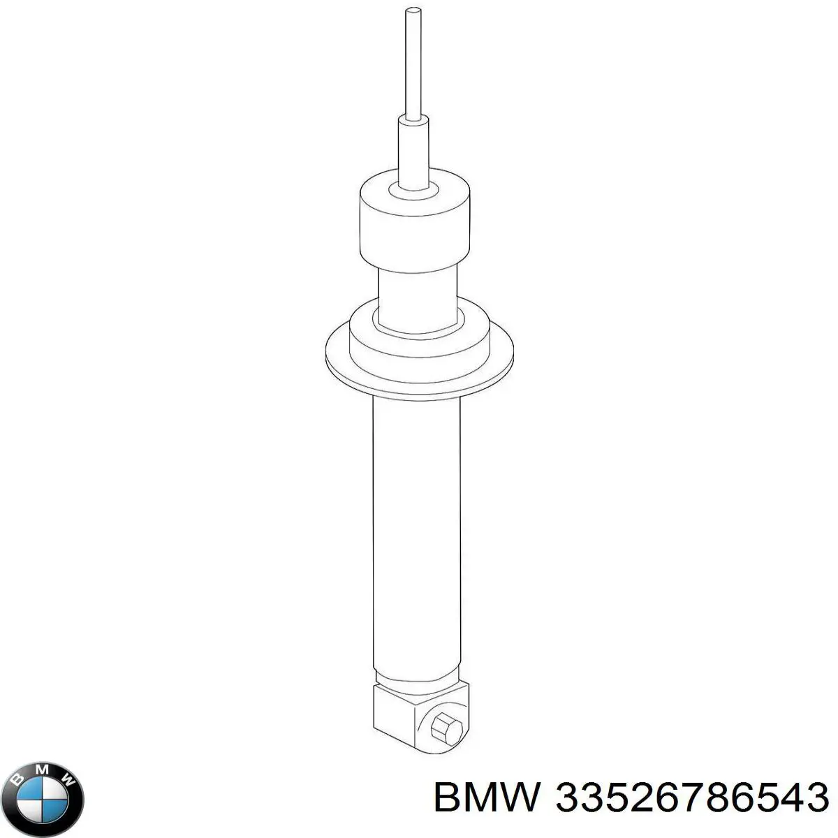 Стойка амортизатора задняя BMW 33526786543 цена, от 153.07 USD