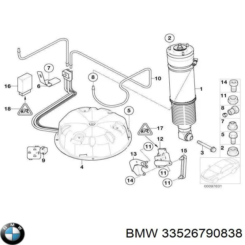 Купить 33526790838 BMW 