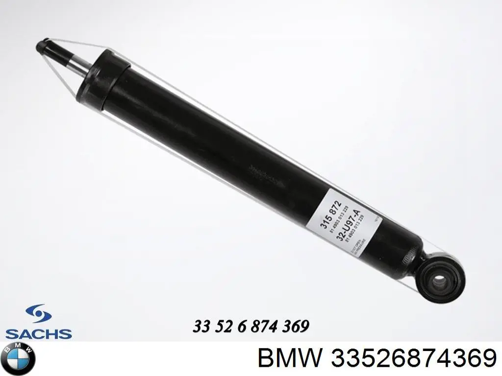Amortecedor traseiro 33526874369 BMW